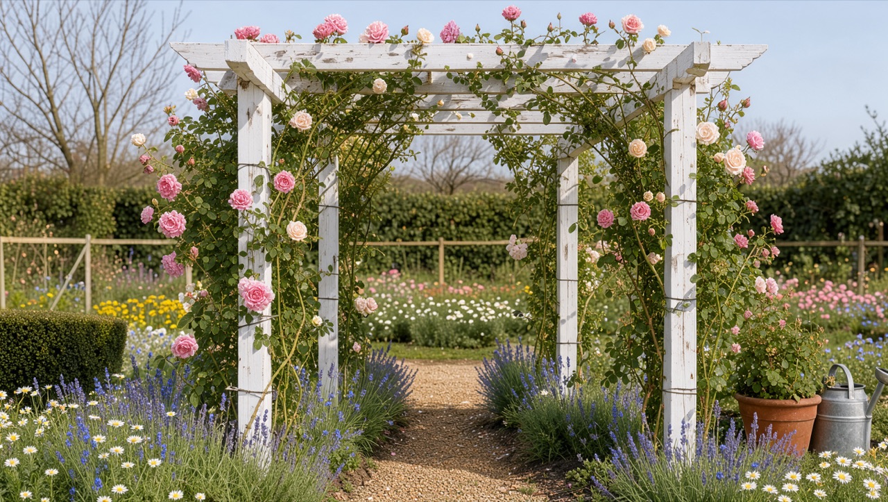 Metalowa pergola